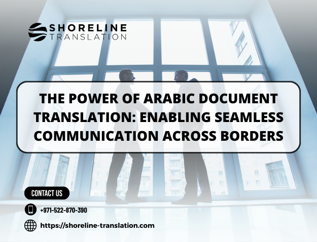 arabic document translation services
