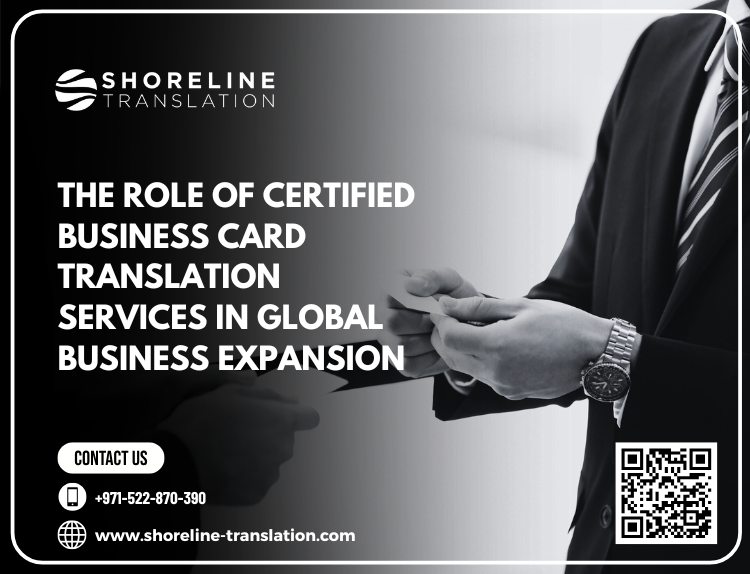 business card translation services